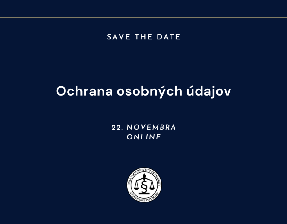 Webinár na tému ochrany osobných údajov