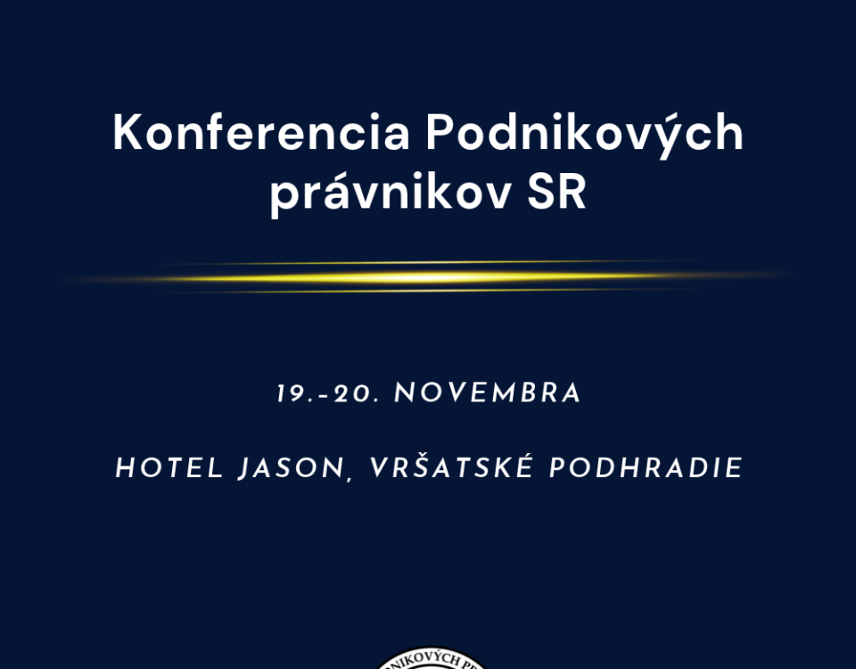 konferencia podnikových právnikov SR